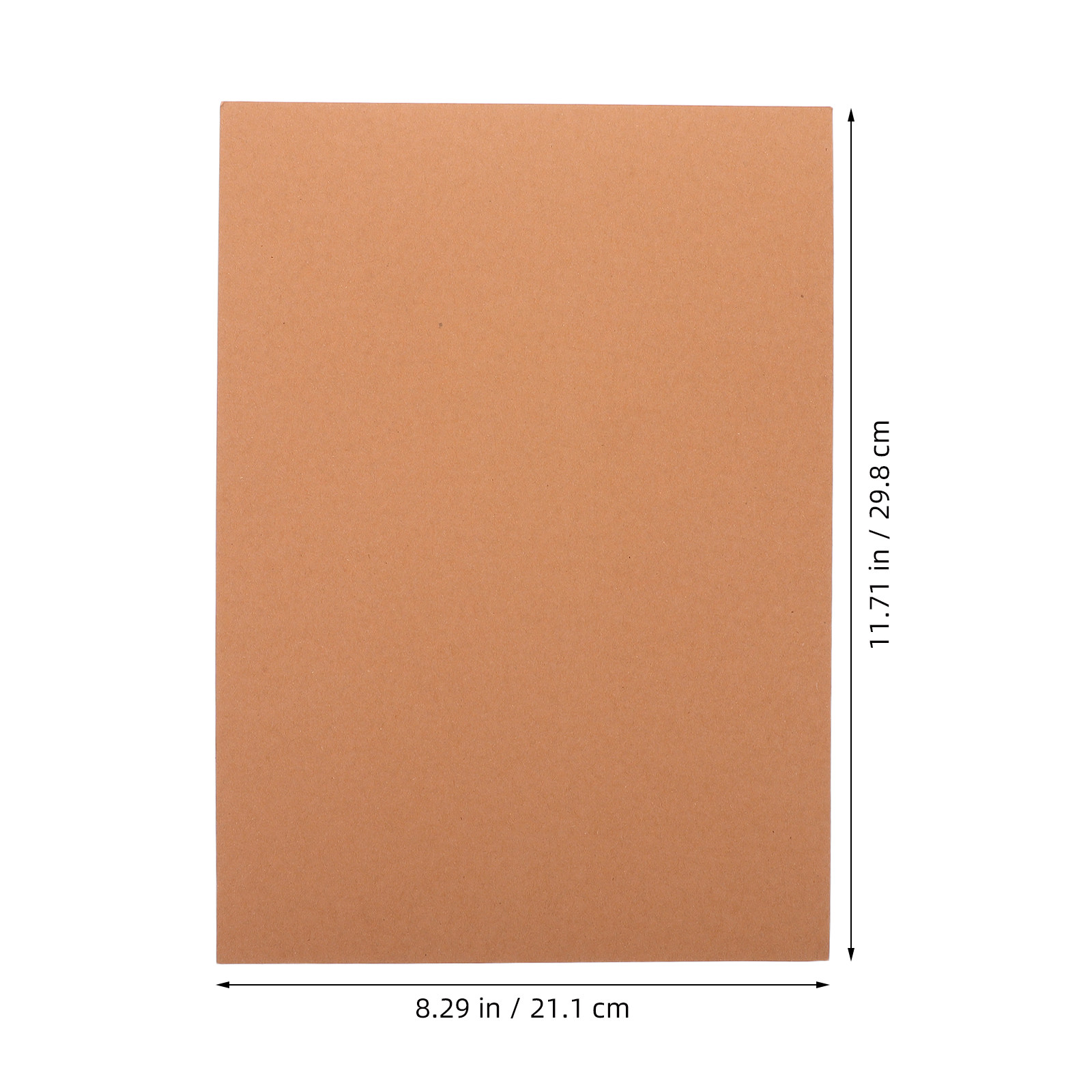 50Pcs Brown Cardstock Paper A4 - Papercraft Supply Invitation review and price