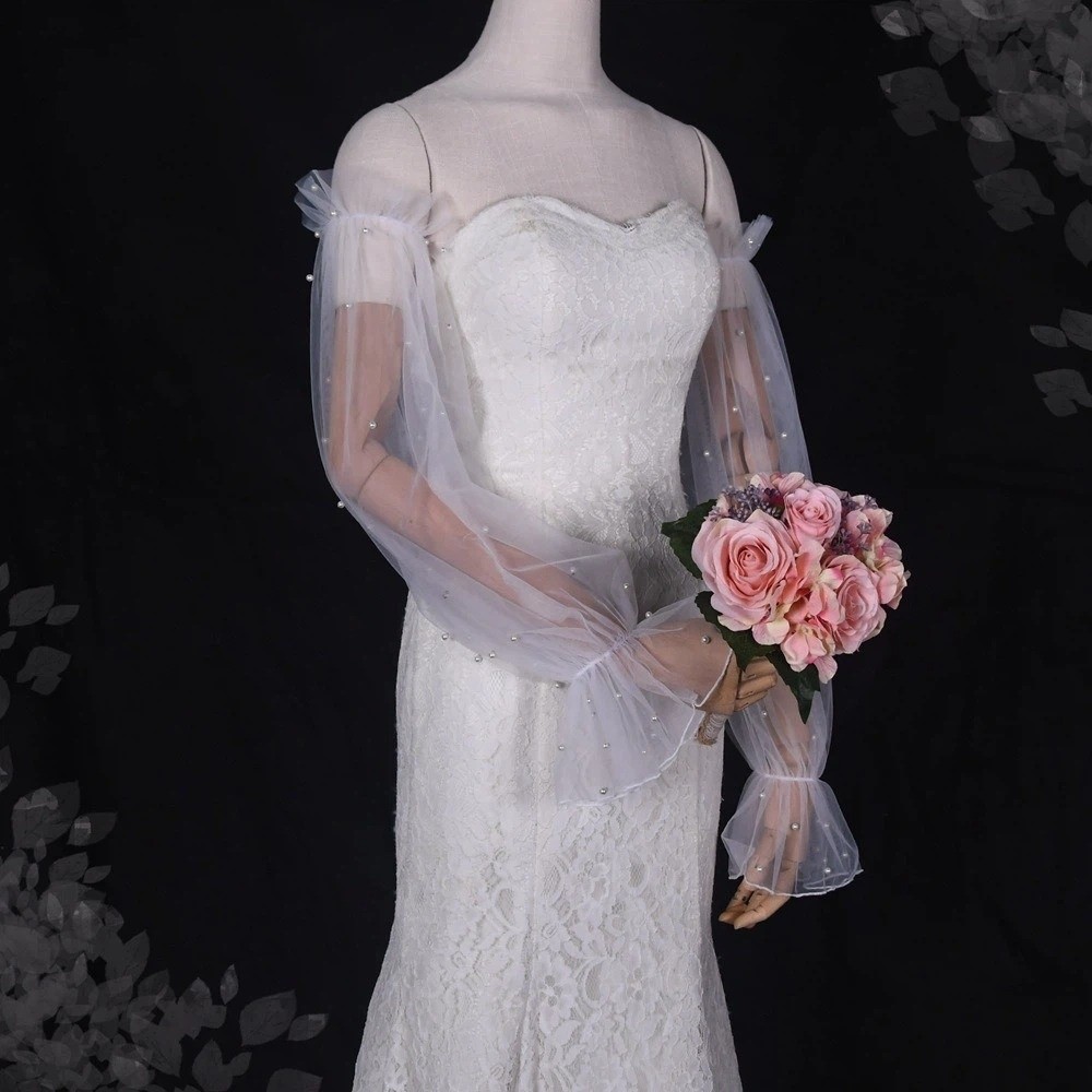 Decorative with Pearl Bridal S - Wedding Dress Supply review and price