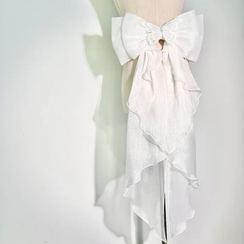 Trailing Bow Shiny Silk Double - Wedding Dress Supply review and price