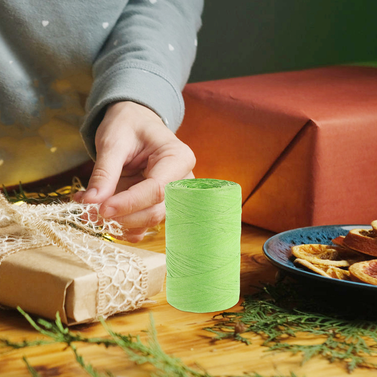 Raffia Paper String Colored Pa - Papercraft Supply Ribbon review and price