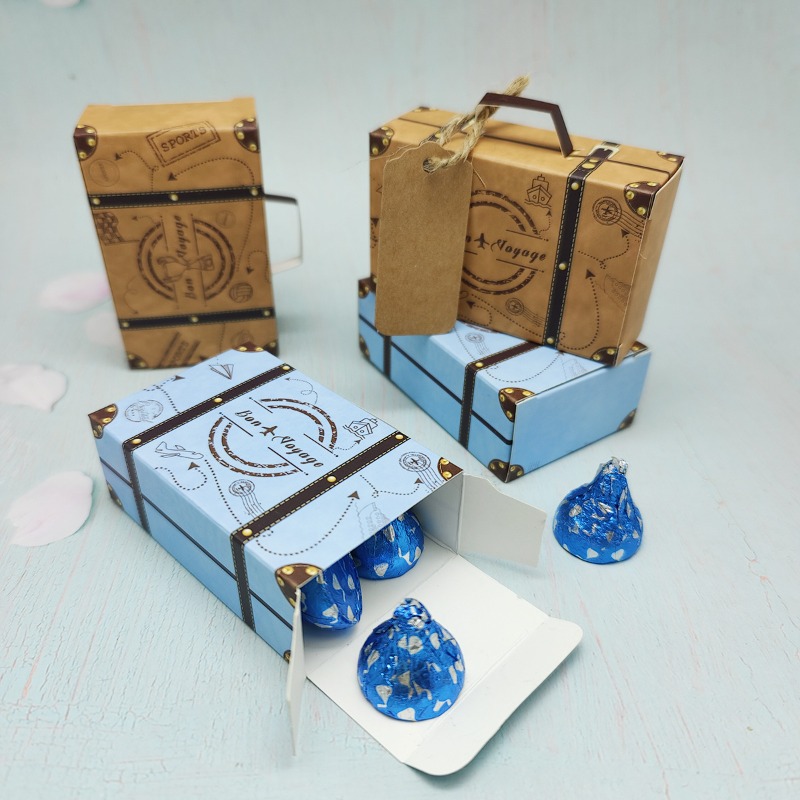 5-50PCS Mini Suitcase Gift Box - Wedding Favor Box review and price