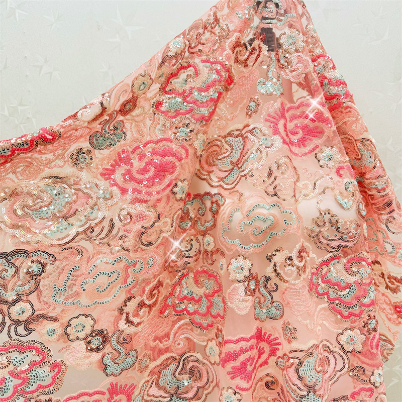 2 Yds/lot 130cm Wide Pink Purp - Wedding Dress Supply review and price