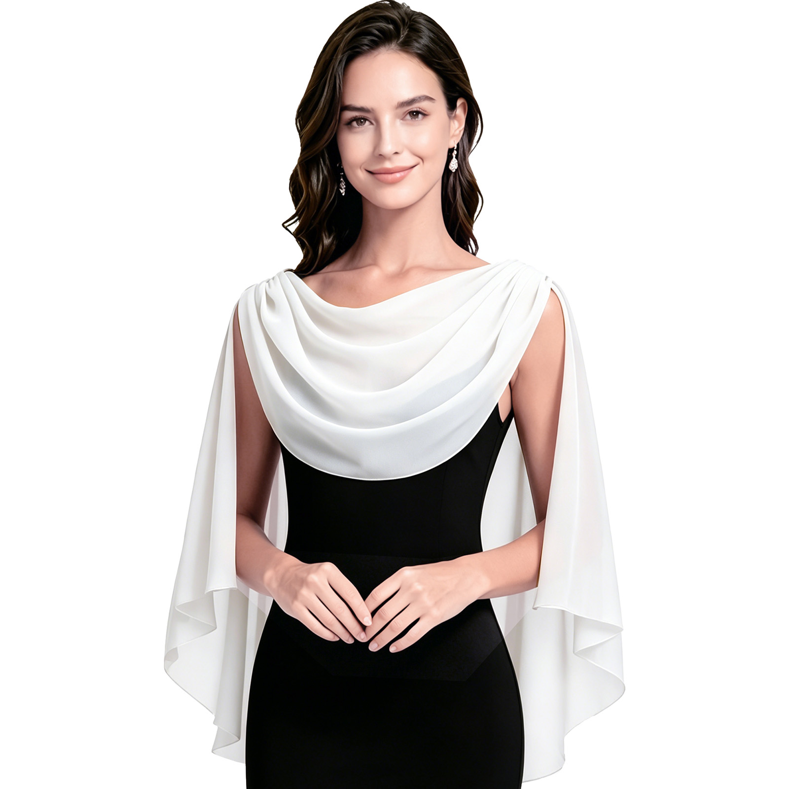 Cowl Neck Shawls Wraps for Wom - Wedding Dress Supply review and price
