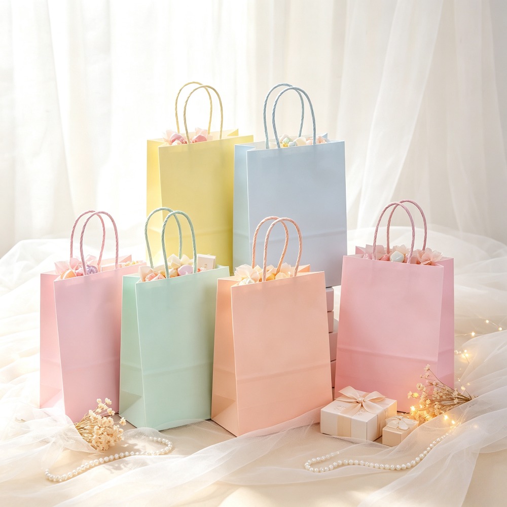 6-24 Pcs Pastel Kraft Paper Gi - Wedding Event Supply review and price