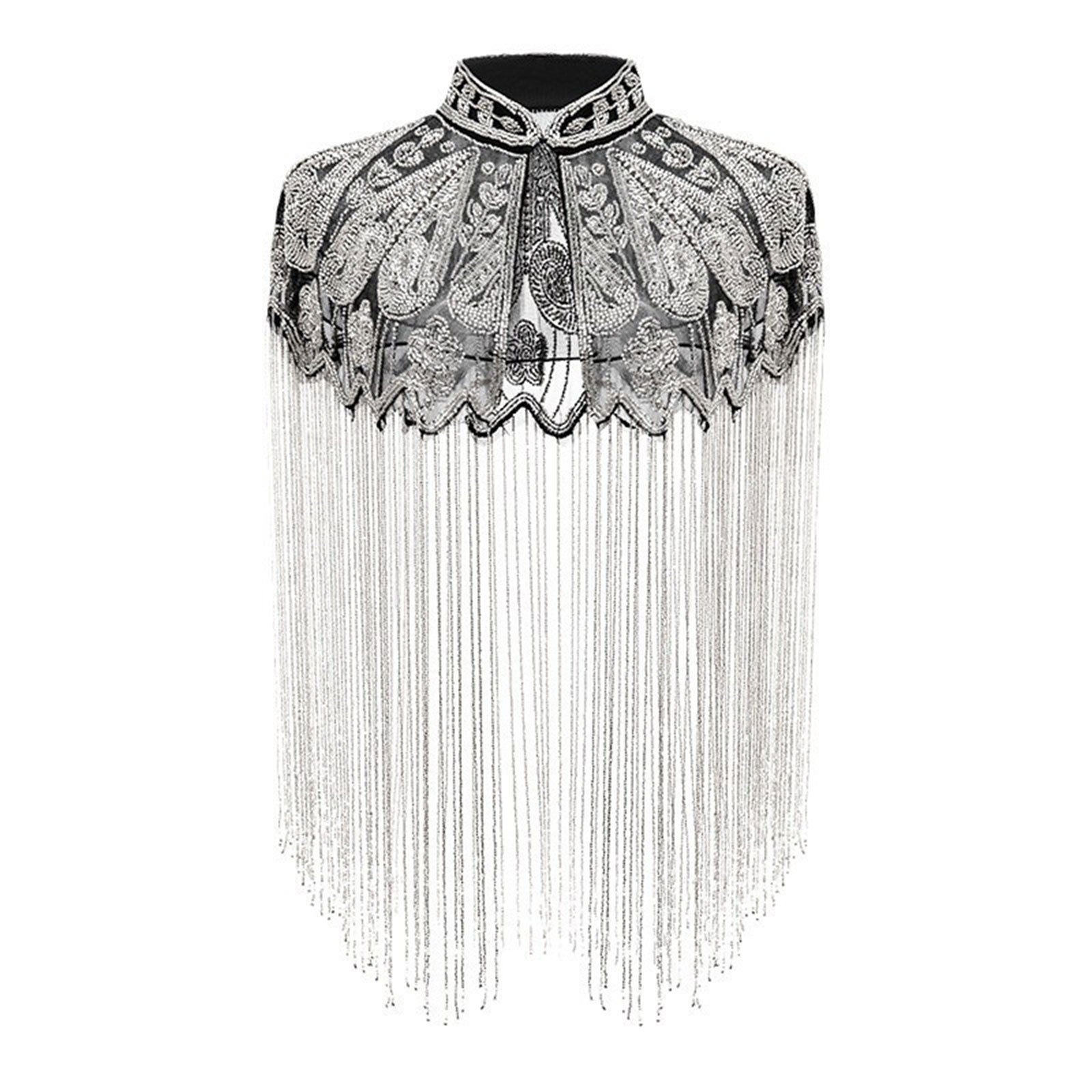 Sequins Beaded Evening Cape Wo - Wedding Dress Supply review and price