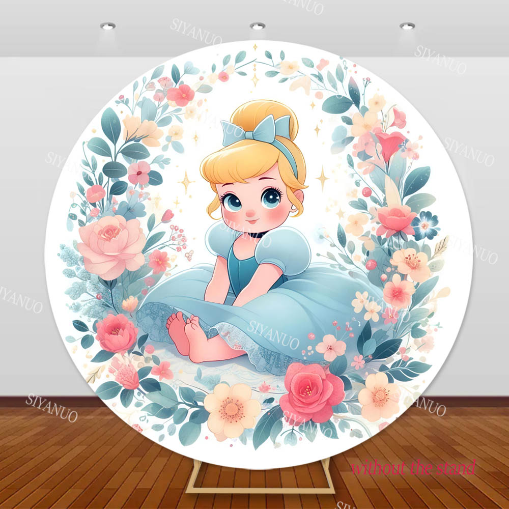 Cinderella Baby Round Backdrop - Photo Booth Prop review and price